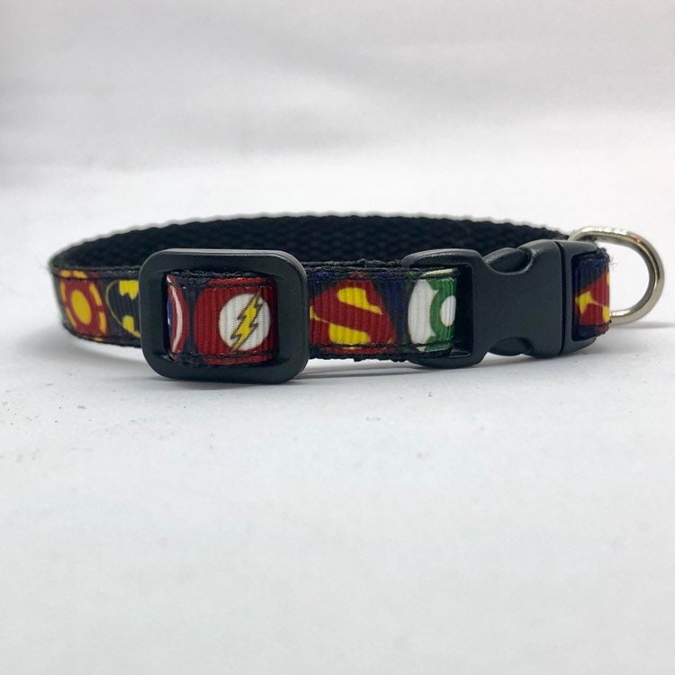 Super Hero Safety Breakaway Cat Collar and Bell
