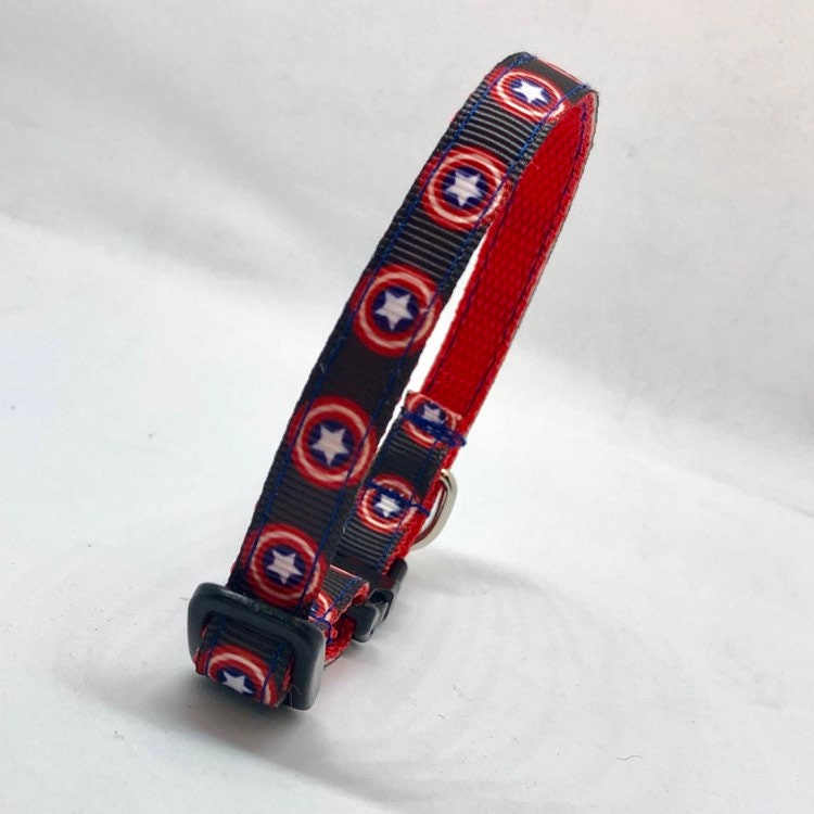 Superhero Safety Breakaway Cat Collar and Bell