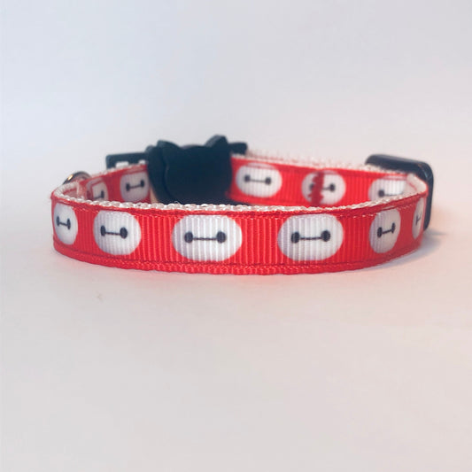 Big Hero 6 Red Safety Breakaway Cat Collar and Bell