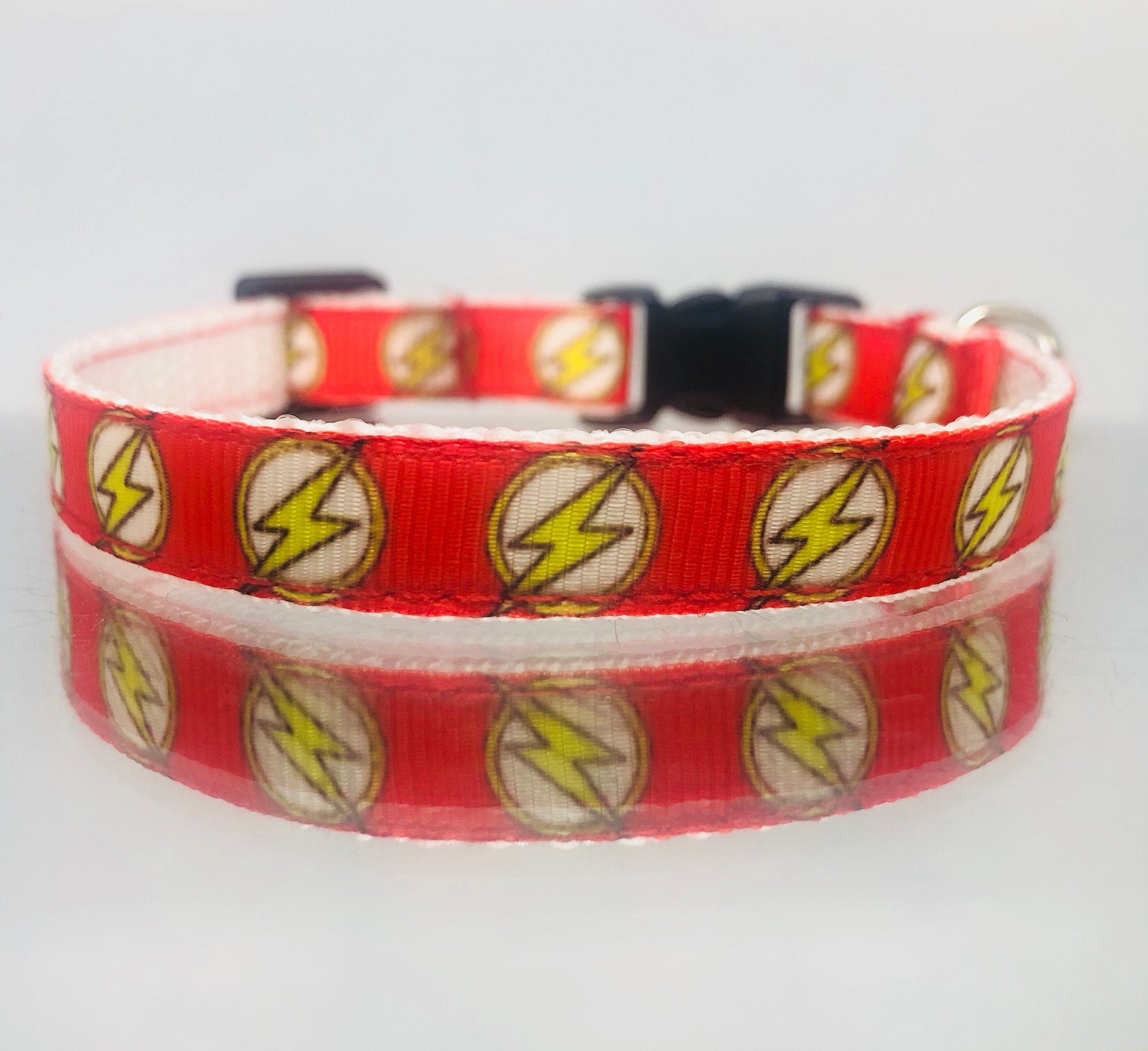 Flash Red Safety Breakaway Cat Collar and Bell