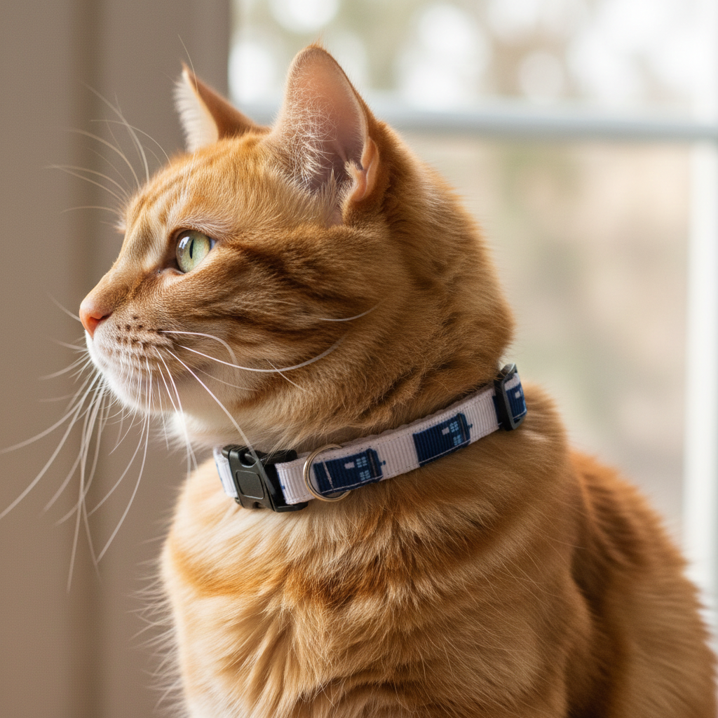 Collier de sécurité pour chat ou chien Doctor Who Tardis avec clochette