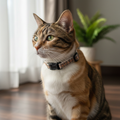 Plaid Striped Safety Breakaway Cat Collar