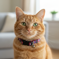 Superhelden-Sicherheits-Katzenhalsband mit Sollbruchstelle und Glöckchen