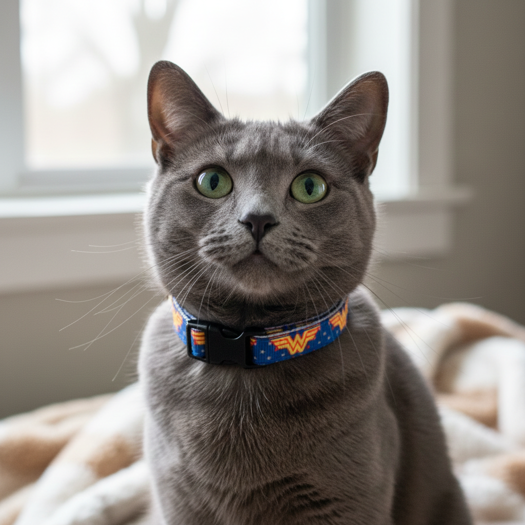 Wondercat Safety Break Away Cat Collar and Bell