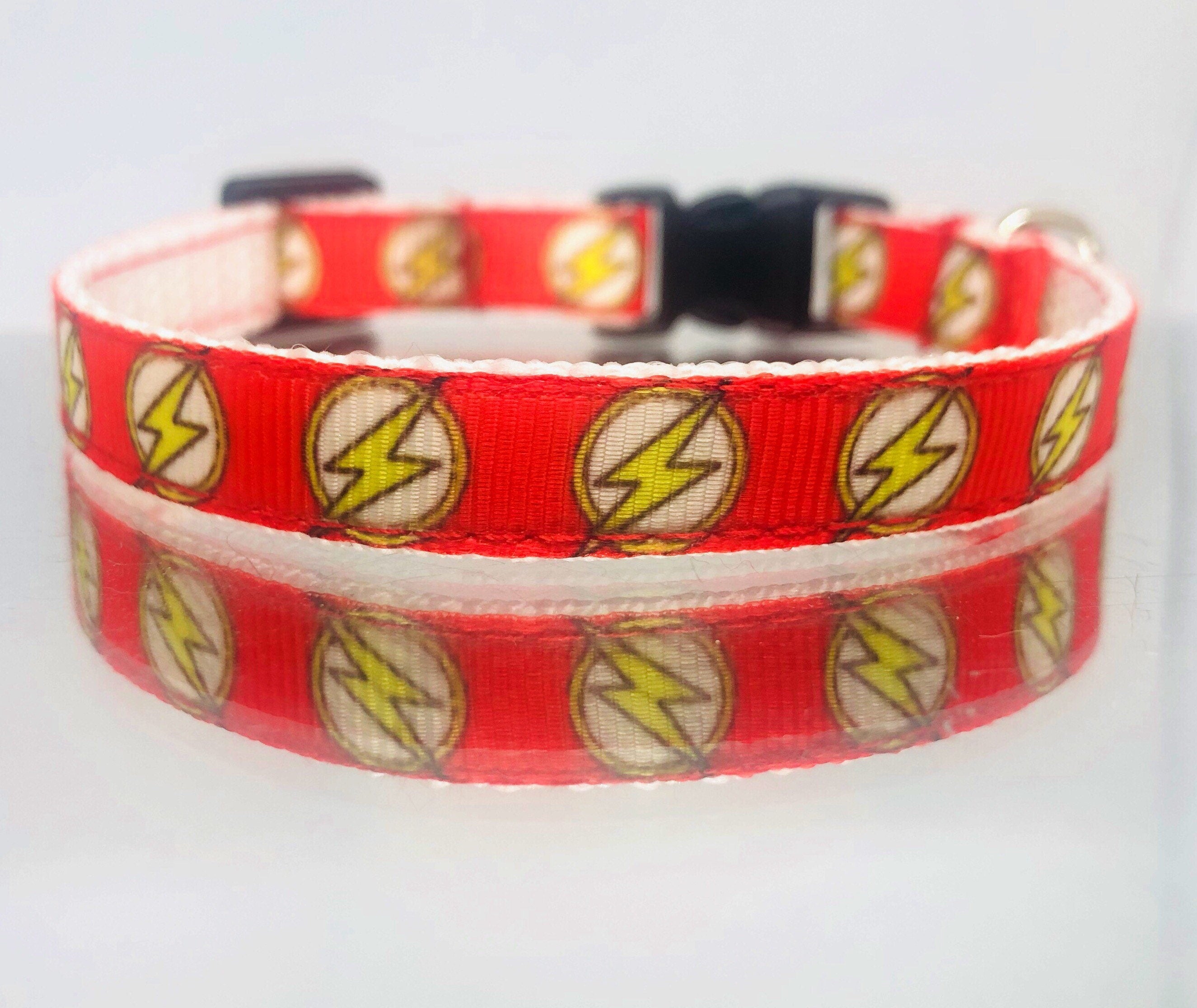 Flash Red Safety Breakaway Cat Collar and Bell